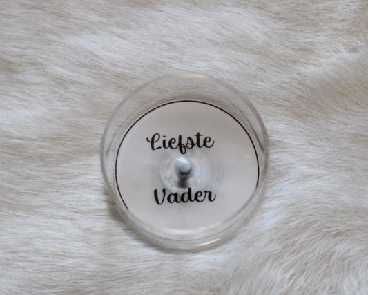 Waxinelicht 'Liefste vader'