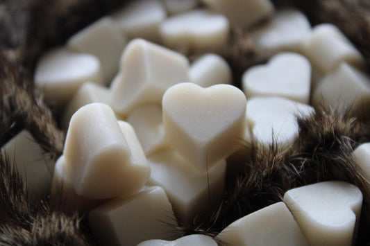 Waxmelt hartjes Beige